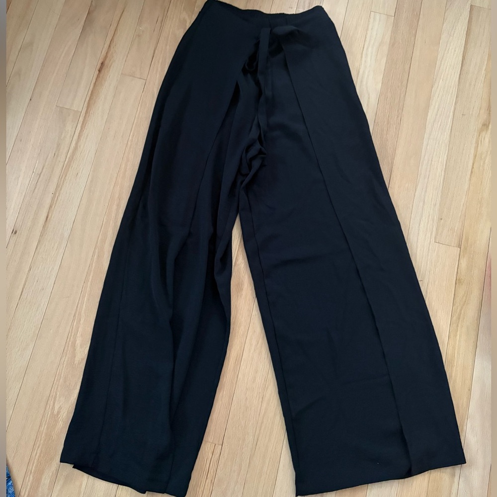 SOLD - Zara Black Wide-Leg Pants